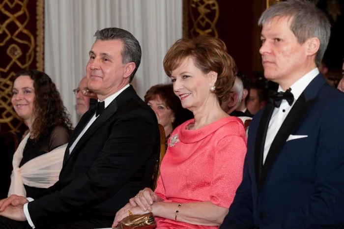 Valerie Cioloş Villemin a parrticipat la o petrecere de gală la Castelul Peleş 