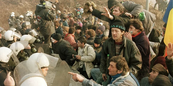Mineriada februarie 1999 FOTO Mediafax Dragos Cristescu jpg