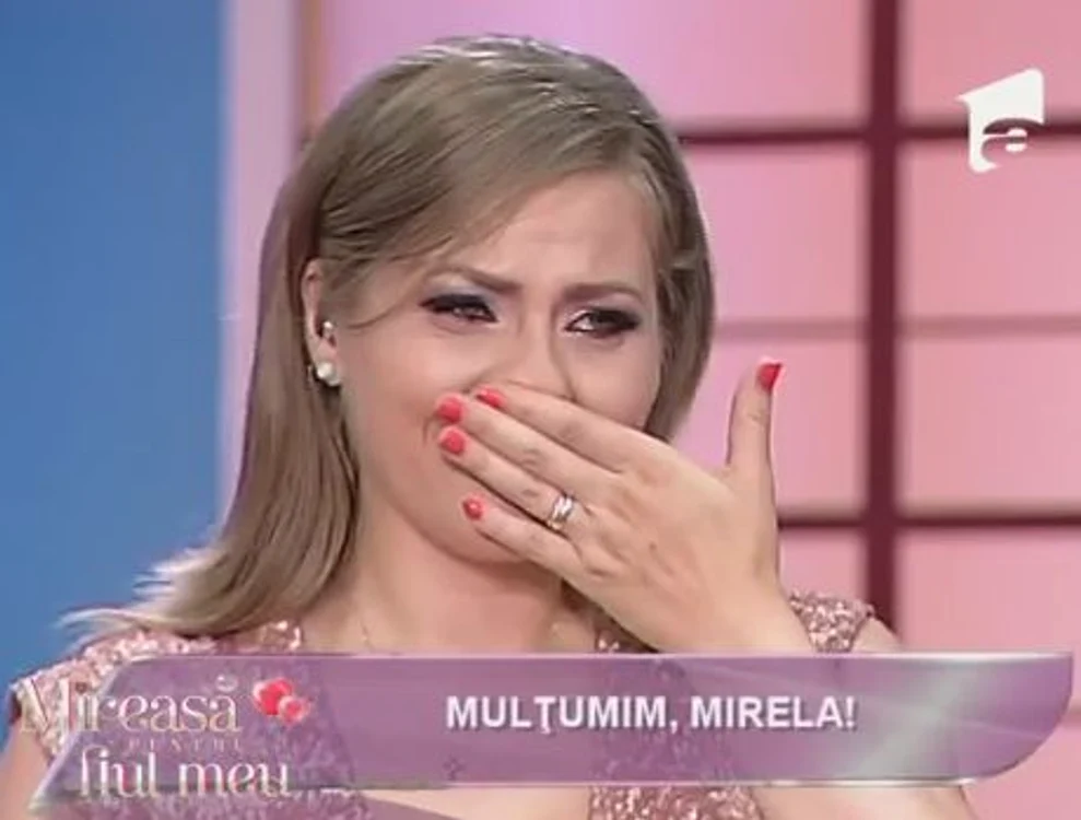 Mirela a fost foarte emoționată