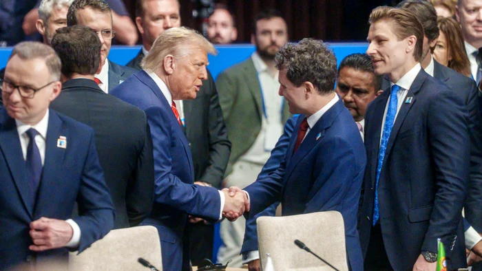 Nicușor Dan și Donald Trump la Haga FOTO Președinția României