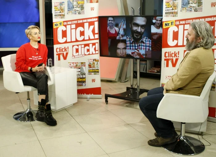 Giulia Anghelescu a fost invitată la Click! Tv Online