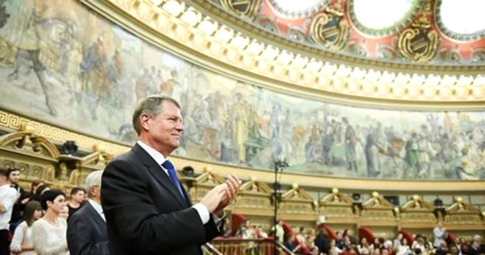 Preşedintele Iohannis, la Ateneu, la reprezentaţia Parsifal, actul I  FOTOGRAFII:Precidency.ro