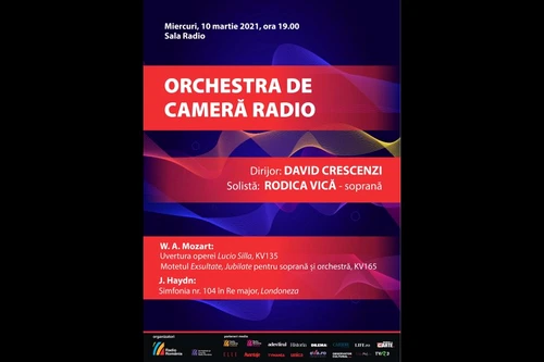 Soprana Rodica Vică interpretează Mozart pe scena Sălii Radio – concert fără public, transmis live jpeg