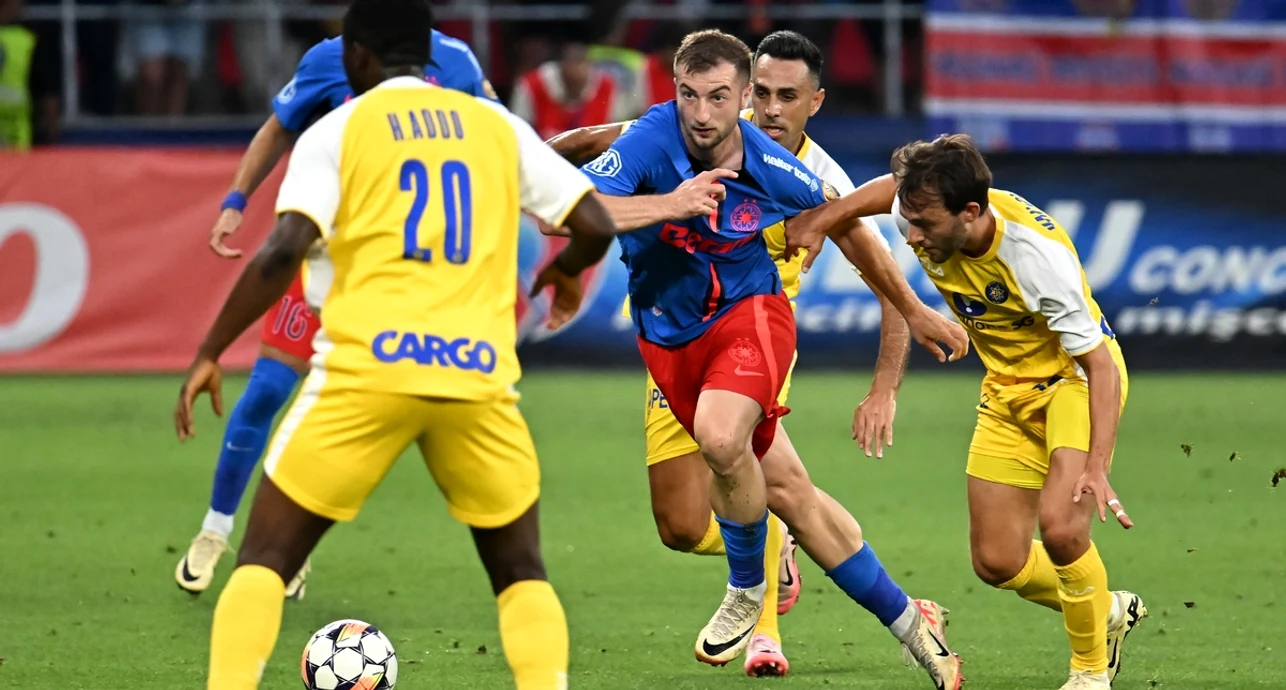 Daniel Popa, pasă de gol în victoria cu Maccabi Tel Aviv. Foto Sportpictures