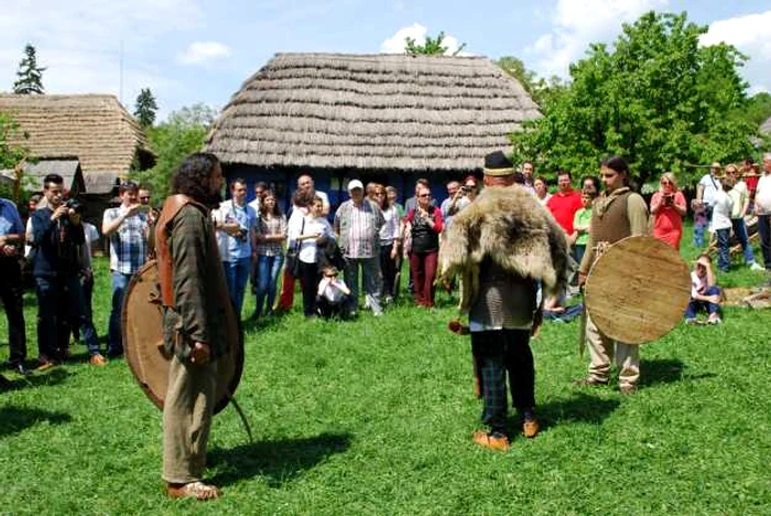 Lupte dacice la Muzeul Satului    Foto: Muzeubaiamare.ro