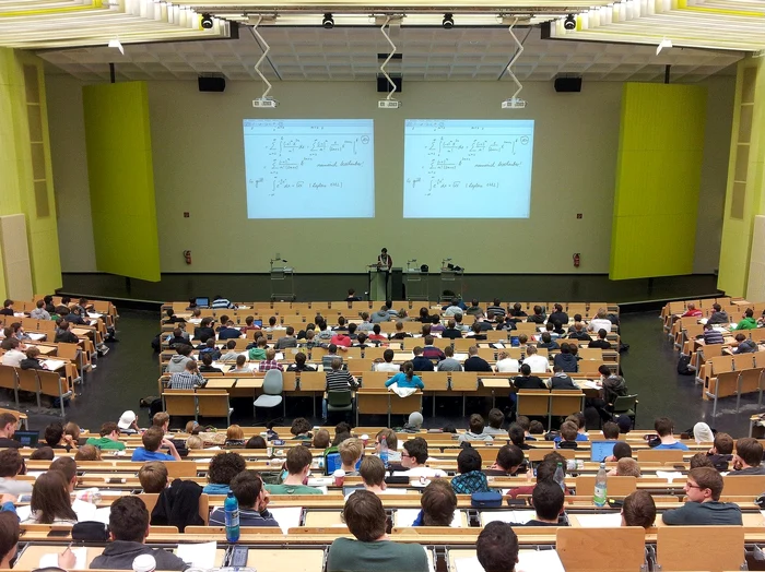 Studenți în sala de cursuri Foto: Pixabay.com 