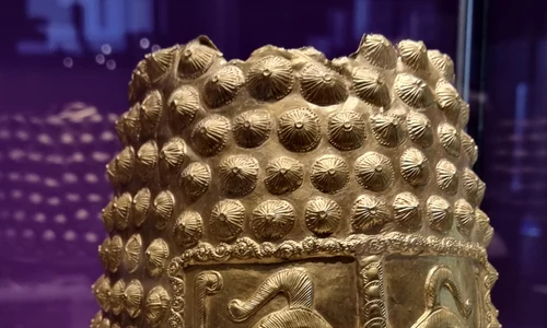 Coiful de aur de la Coțofenești furat din Muzeul Drents din Olanda Foto Ovidiu Udrescu 