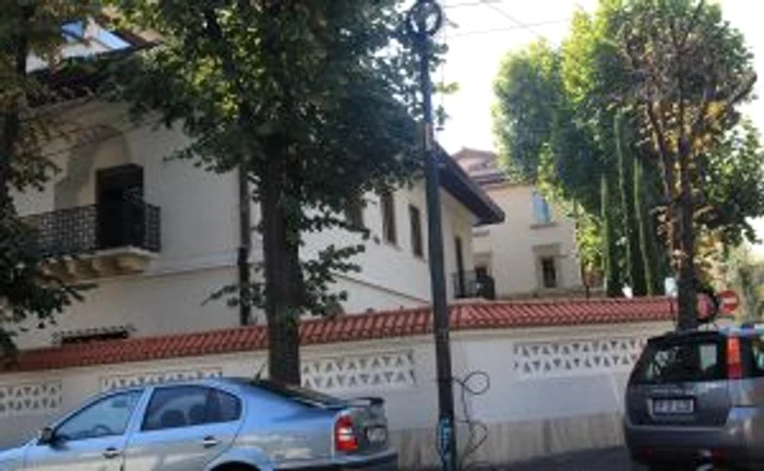 Palatul lui Mircea Lucescu din cartierul Primăverii