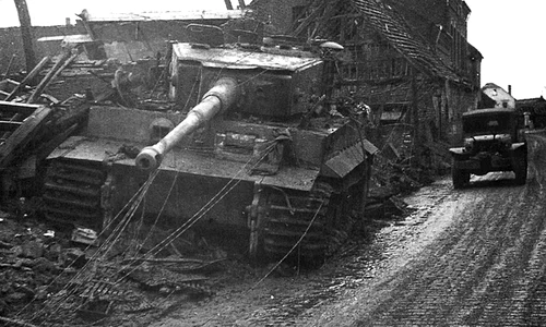 Tanc Tiger, pe Frontul de Vest 