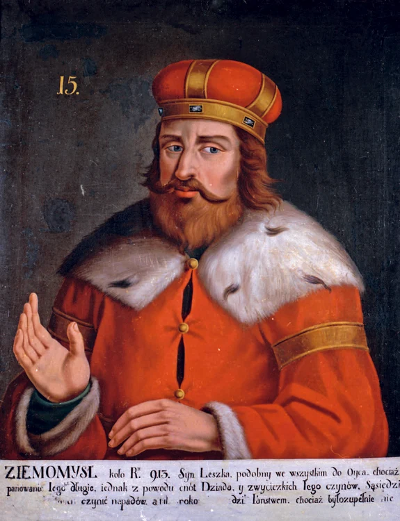 Siemomysł,  tatăl lui Mieszko I,  portret imaginar