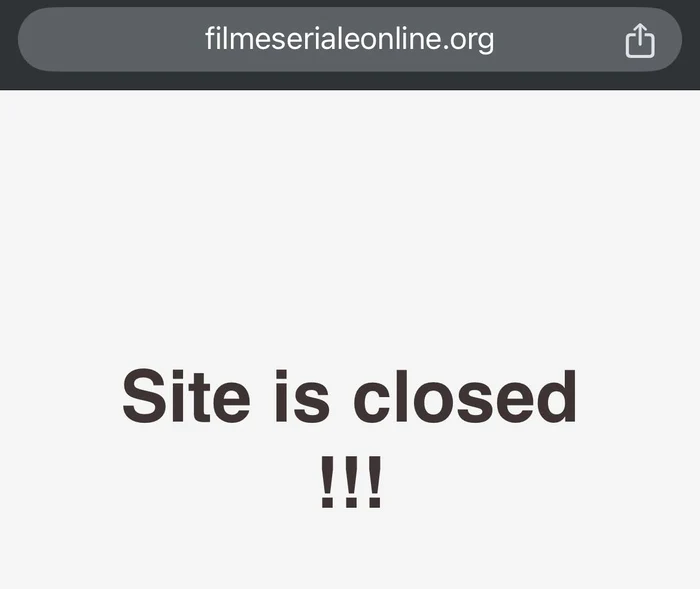 Site-ul a fost închis pe motive de piraterie