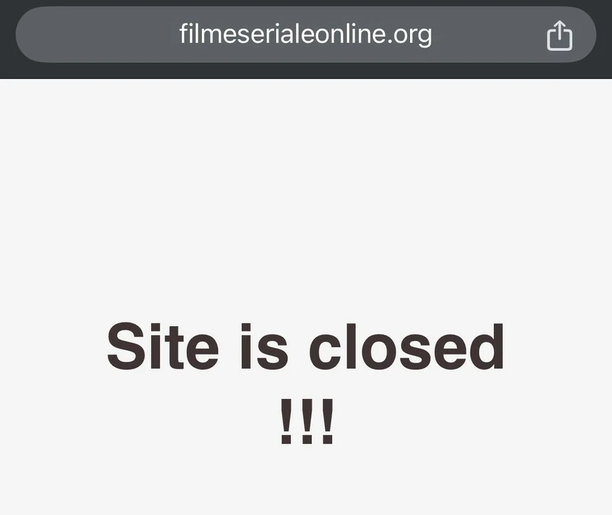 Site-ul a fost închis pe motive de piraterie 