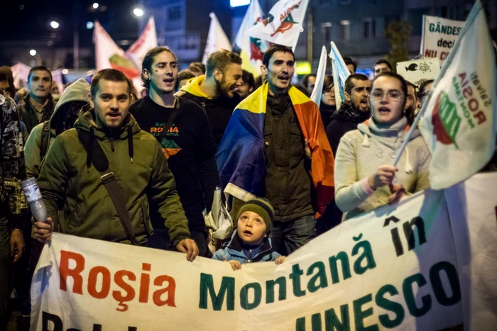 Protestele faţă de proiectul Roşia Montană FOTO Adrian Dăscălescu