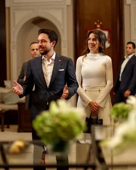 Prințesa Rajwa și Prințul Moștenitor Al Hussein, Foto Instagram