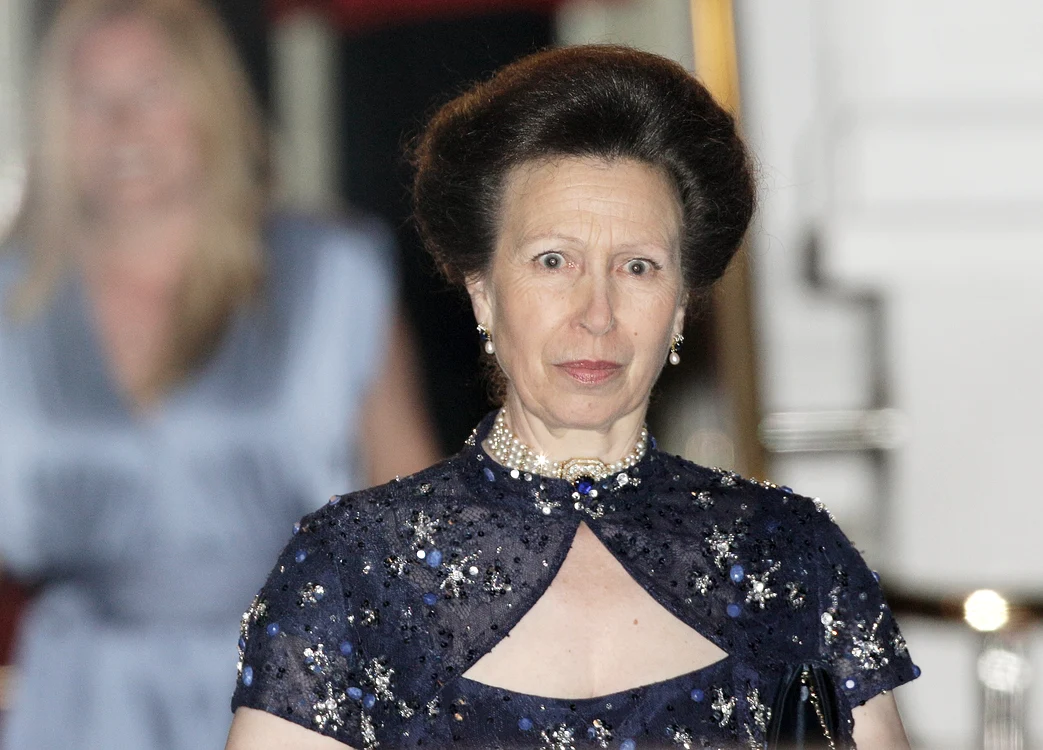 Prințesa Anne pare a fi speriată în timpul climaxului