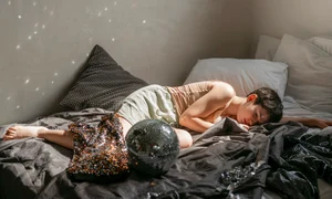 teenager trying reduce hangover effect morning jpg