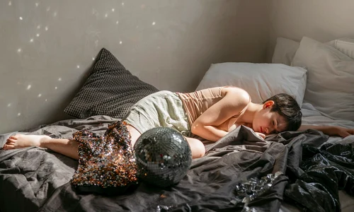 teenager trying reduce hangover effect morning jpg