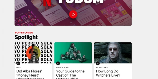 Tudum site al Netflix