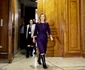 Elena Lasoni obișnuiește să poarte rochii mov / foto: EPA EFE