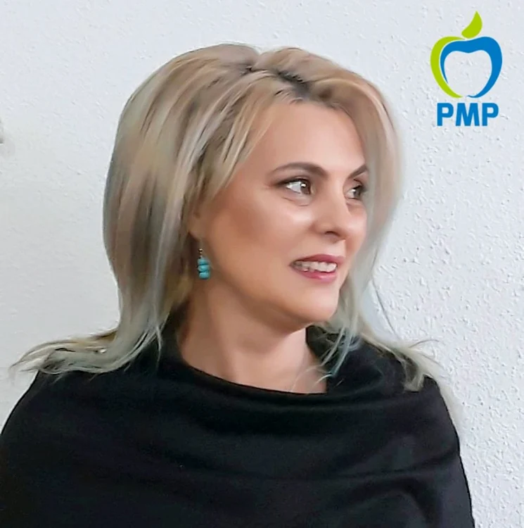 Vanina Badea a fost candidatul PMP pentru preşedinţia CJ Olt FOTO: Facebook/Vanina Badea