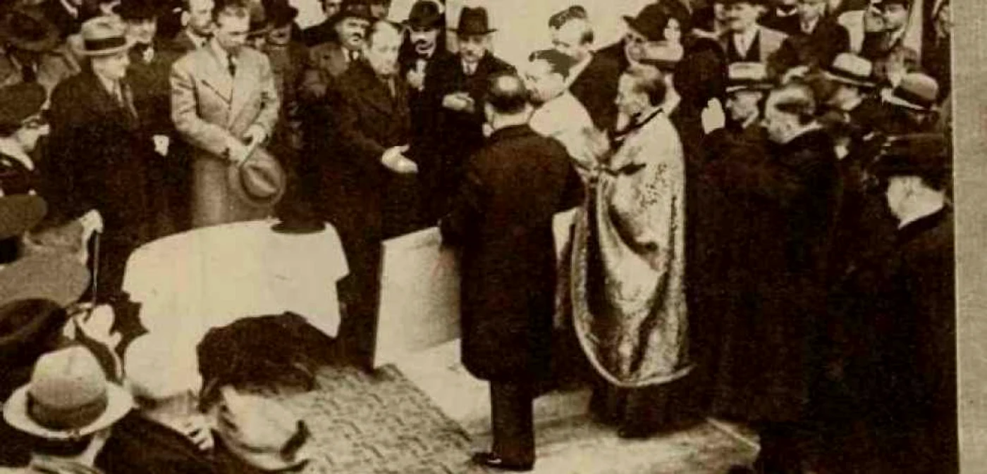 Inaugurarea Palatului administrativ. FOTO: Realitatea Ilustrată. 1937.