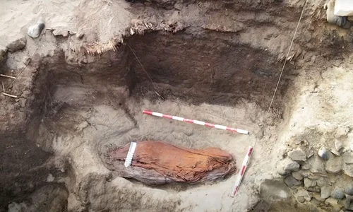 Rămășițele unei femei care care a trăit în urmă cu 5.000 de ani, descoperite în Peru (foto: Captură video Youtube / Agencia de Noticias Andina)