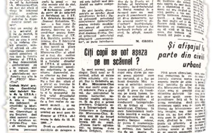 Ziarul „Adevărul Harghitei“ nu a tratat cu seriozitate Revoluţia