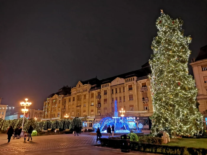 Timişoara a îmbrăcat haine de sărbătoare în pandemie FOTO Ş.Both