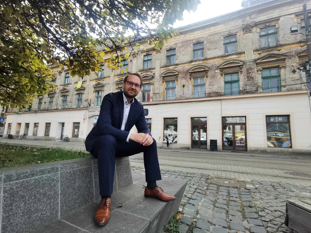 Dominic Fritz în Traian FOTO Ștefan Both