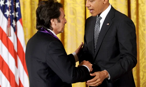 Al Pacino şi Barack Obama jpeg