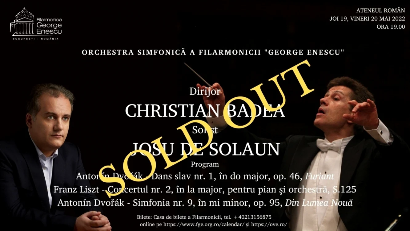 O seară frumoasă la Ateneul român cu Christian Badea şi Josu de Soalun