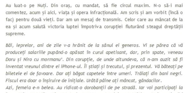 ciutacu despre udrea la dna