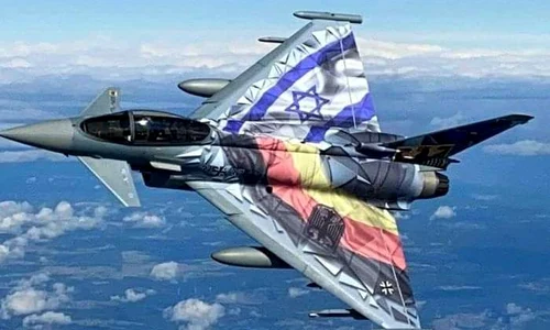 Cel mai mare exerciţiu aerian internaţional al Israelului  Avioane de luptă israeliene şi germane au survolat împreună Ierusalimul jpeg