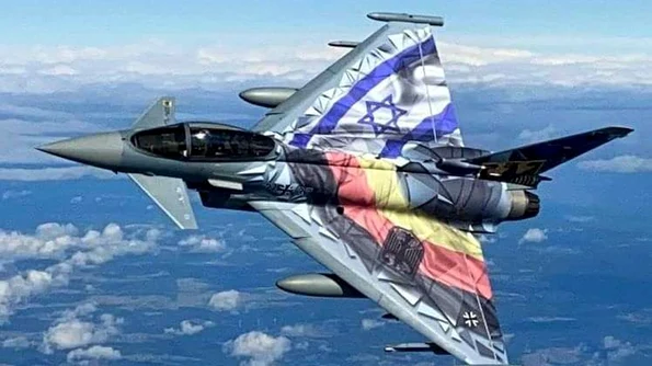 Cel mai mare exerciţiu aerian internaţional al Israelului Avioane de luptă israeliene şi germane au survolat împreună Ierusalimul jpeg