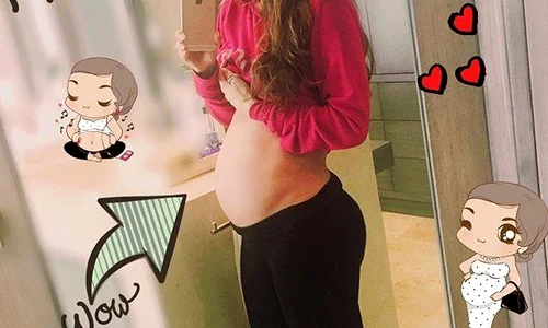 Anahi insarcinata cu baietel jpeg