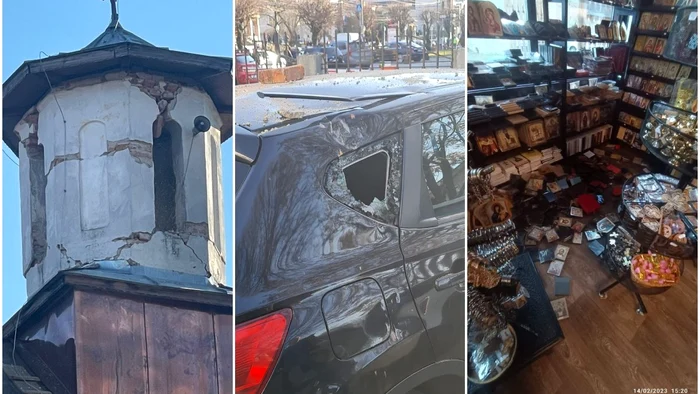 Biserica din Tismana,  serios afectată de seisme