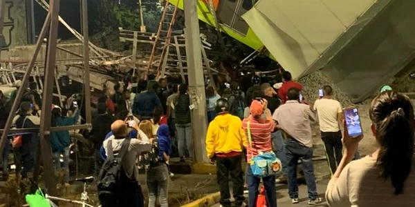 Metrop prăbusit mexic foto topos mexico