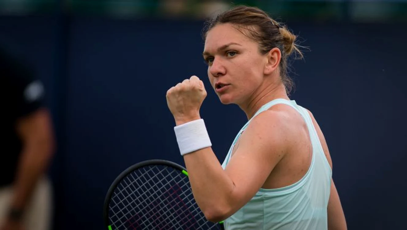
    Simona Halep, după încă o victorie FOTO: Profimedia  