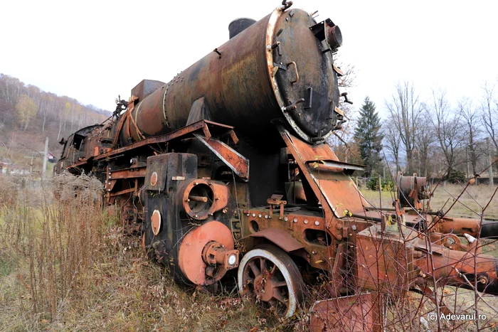 Locomotivă din depoul Petroșani. Foto: Daniel Guță. ADEVĂRUL