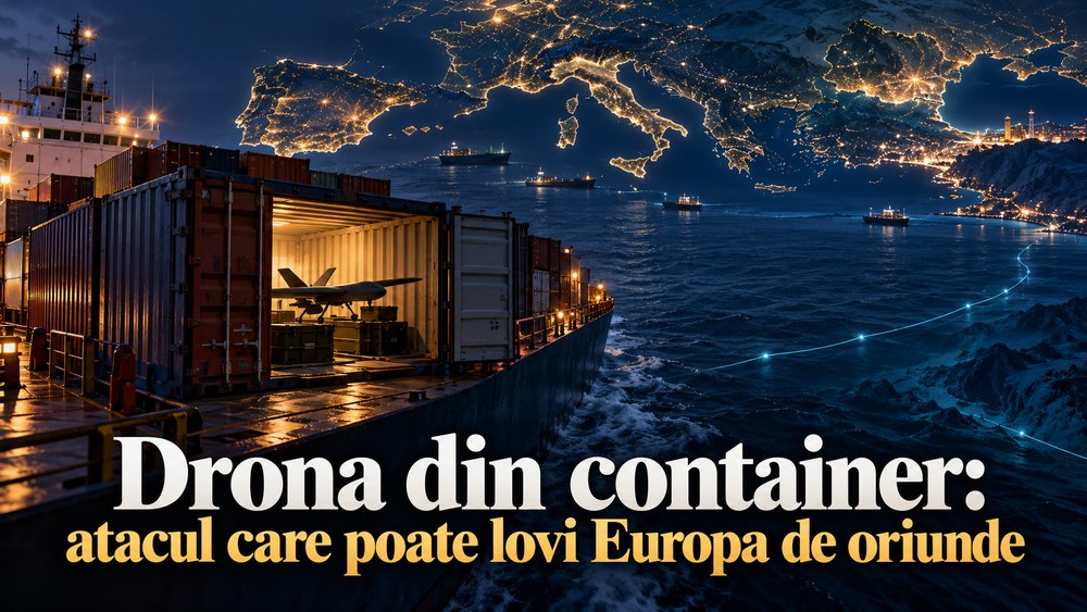 Drona din container: atacul care poate lovi Europa de oriunde