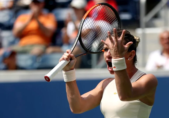 Simona Halep si reactia ei de suparareFOTO: Guliver/ Gettyimages