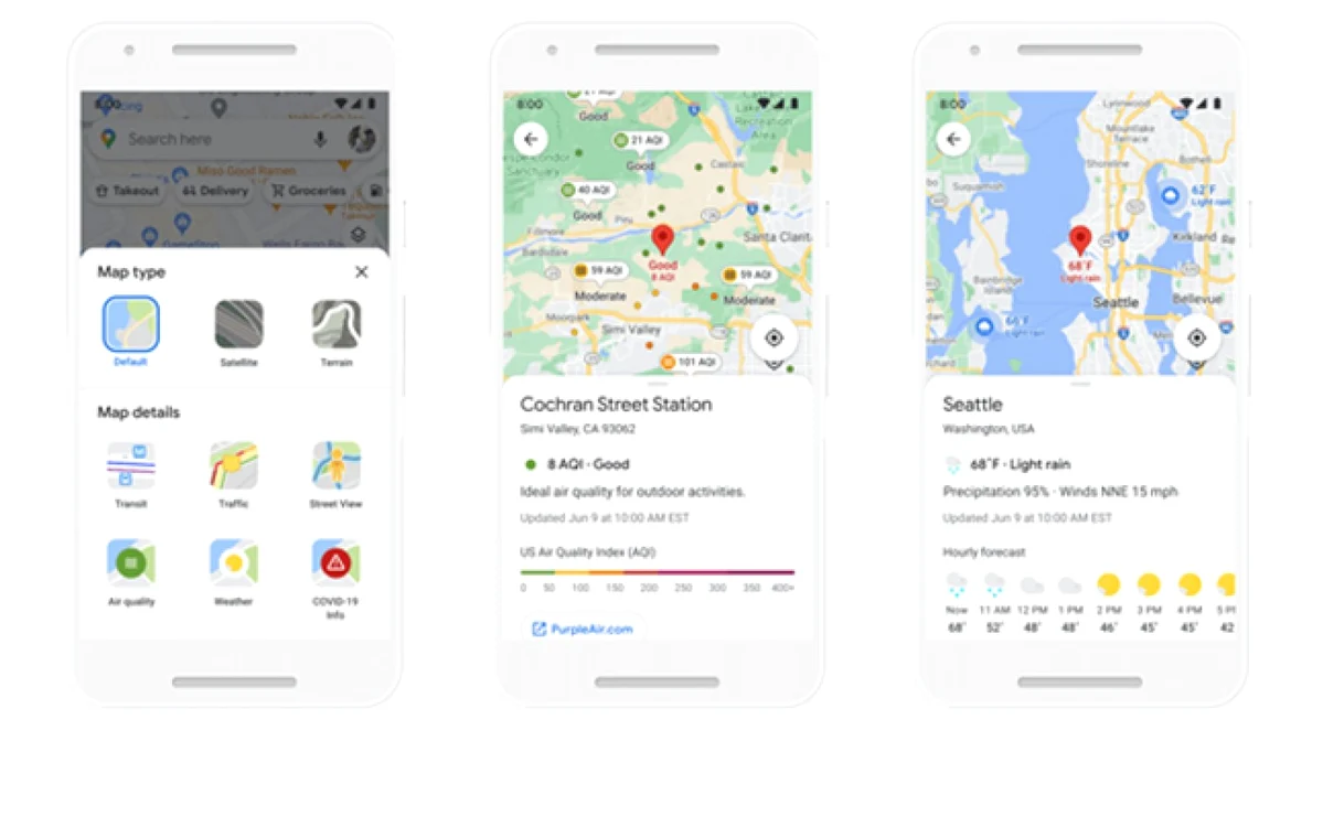 Capturi din Google Maps.