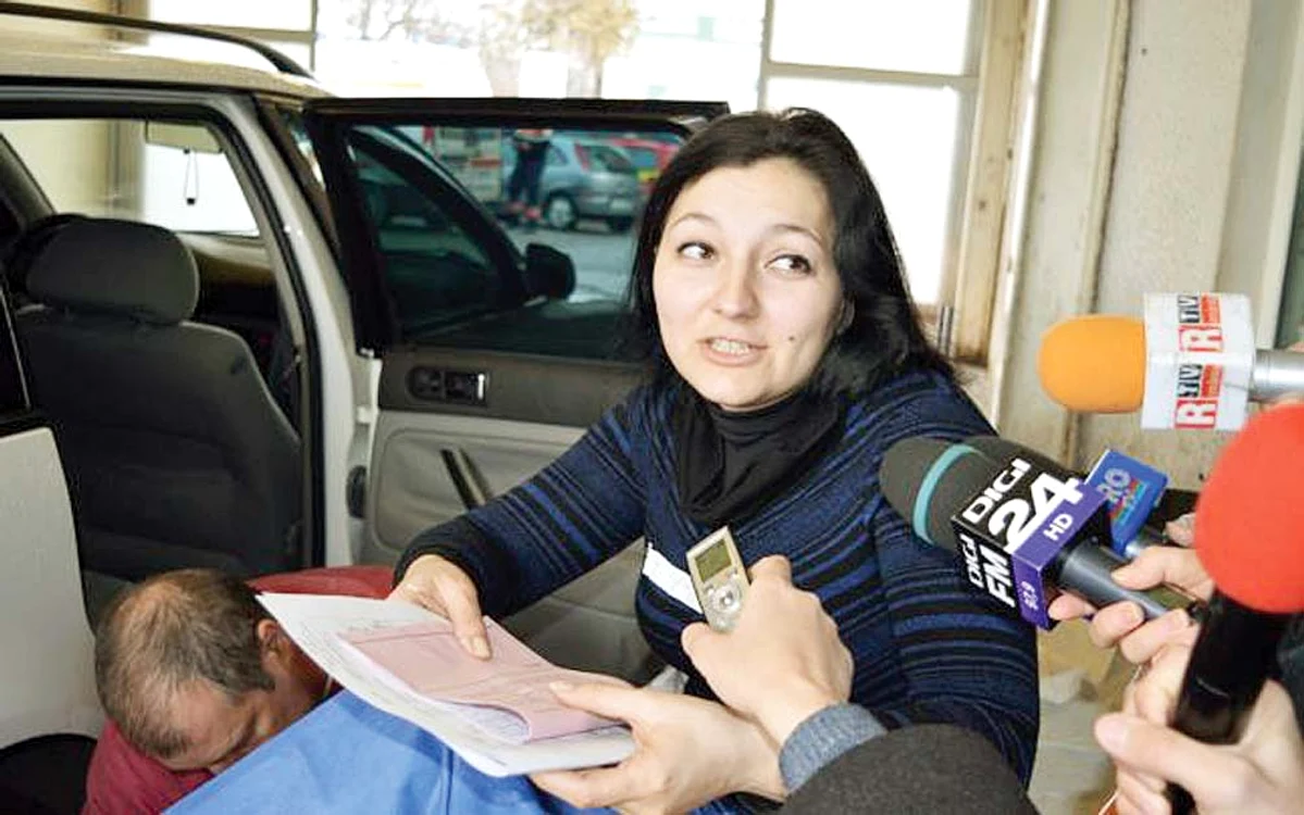 Cristina Cazan  a fost pasageră în  autobuzul morţii 