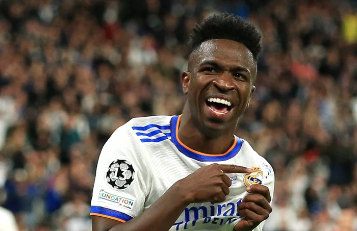 Vinicius, eroul Realului, cu trei goluri. FOTO: Arhiva Adevărul