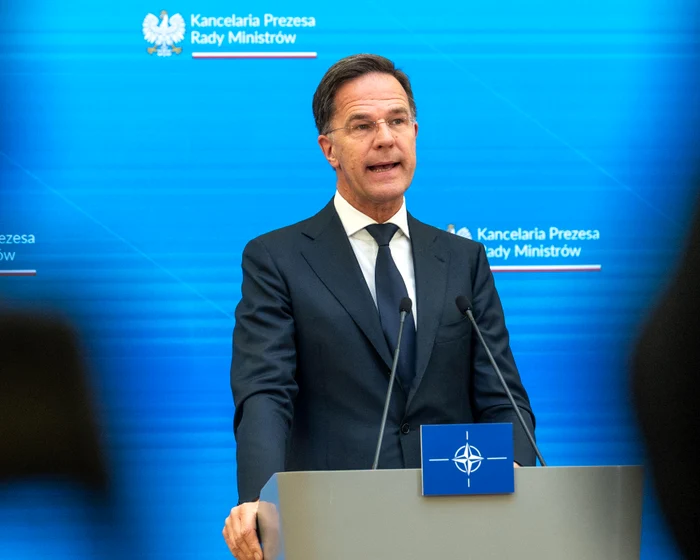 Secretarul general al NATO, Mark Rutte, în vizită în Polonia FOTO PROFIMEDIA