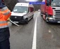 Vâlcea Accident Valea Oltului DN 7 - E 81 Brezoi coliziune microbuze trei răniţi Foto Adevărul