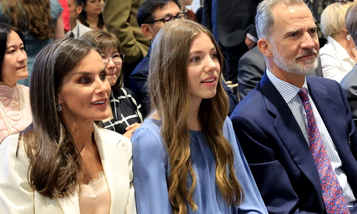 Regina Letizia, Infanta Sofia si Regele Felipe   GettyImages 1492368713 jpg