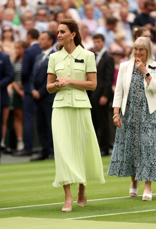 Kate Middleton, într-o ținută verde-mentă (Foto: GettyImages)