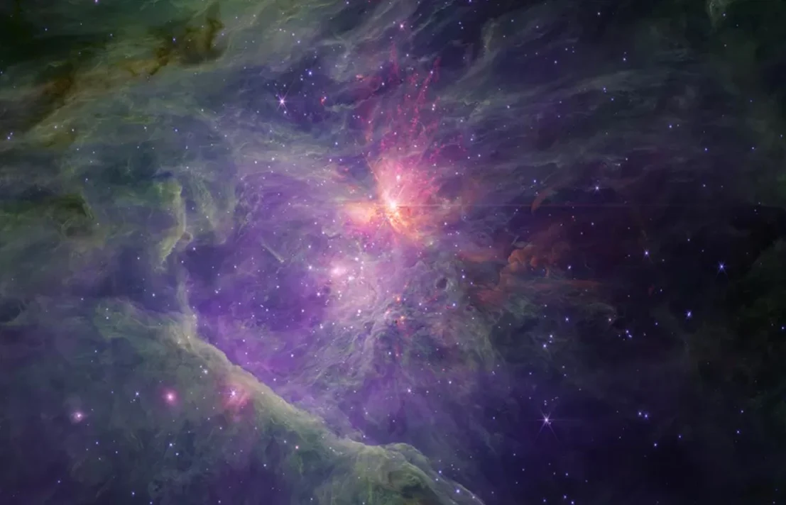 Nebuloasa Orion este cunoscută și ca M42. Foto NASA/ESA/CSA/MCCAUGHREAN & PEARSON via BBC