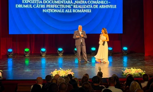 Expoziția „Nadia Comăneci – Drumul către perfecțiune”, la Oradea (© Arhivele Naționale ale României)